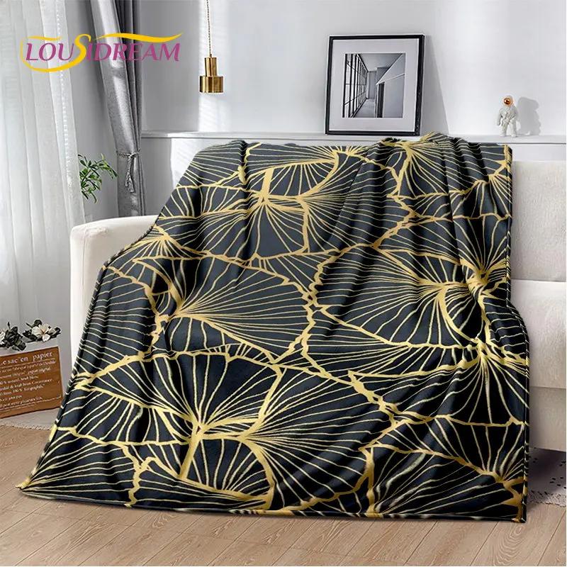 Plantain Leaf Tropical Plant Leaf Soft Plush Blanket,Flannel Blanket Throw Blanket for Living Room Bedroom Bed Sofa Picnic Cover