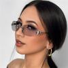 Trendy Pilot Sunglasses Elegant Metal Frame Polarized Lens Trendy Design Lightweight For Birthday Girl