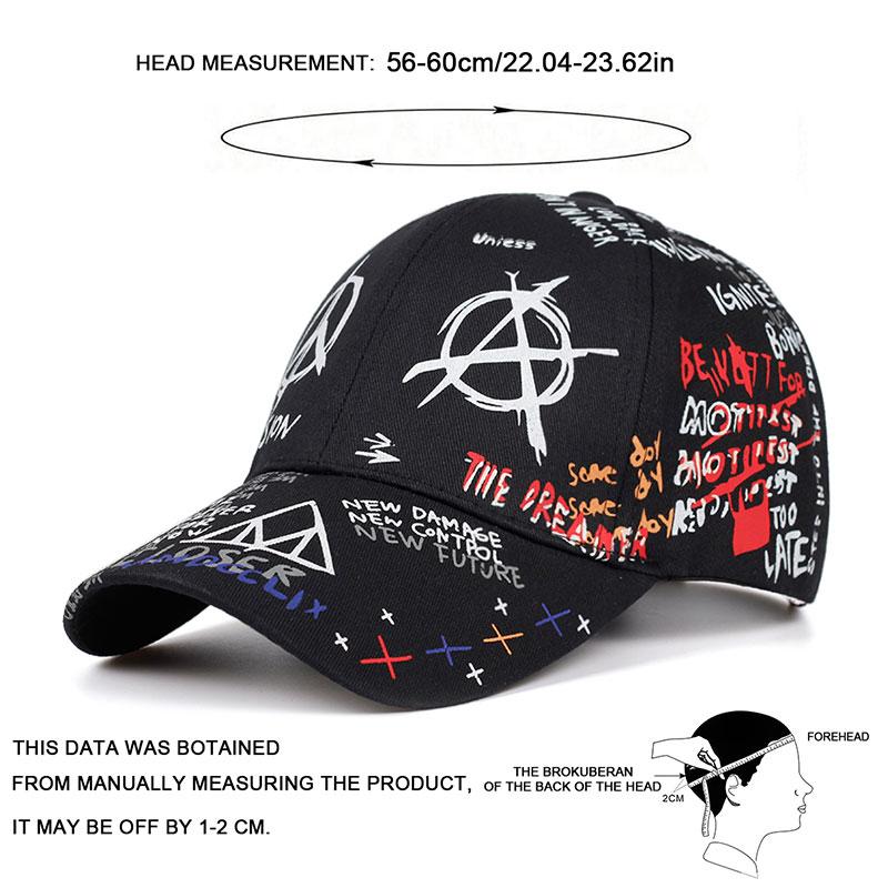 Fashion Eye Graffiti Print Baseball Cap Unisex Breathable Hip Hop Caps Ladies Men Casual Snapback Sports Hat Fitness Hats