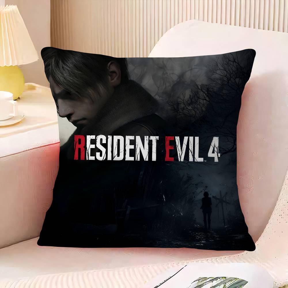 R-Resident E-Evil Maple Design Cushion Cover Happy Autumn Harvest Decor Holiday Decorati Pillow Cover
