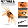 Submerged Crab Soft Bait Long-range Biomimetic Bait 13cm 32.5g Hook Anti Hanging Bottom Simulation Lure Fake Bait Fishing Gear
