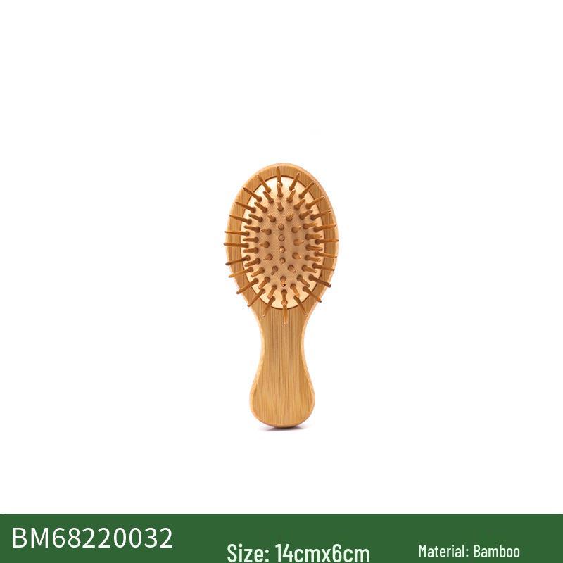 Women's Solid Wood Steel Needle Airbag Hair Comb for Styling and Smoothing