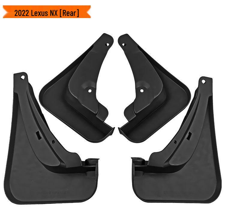 Lexus NX 2022 Leather Mudguard Set: Front & Rear Car Accessories