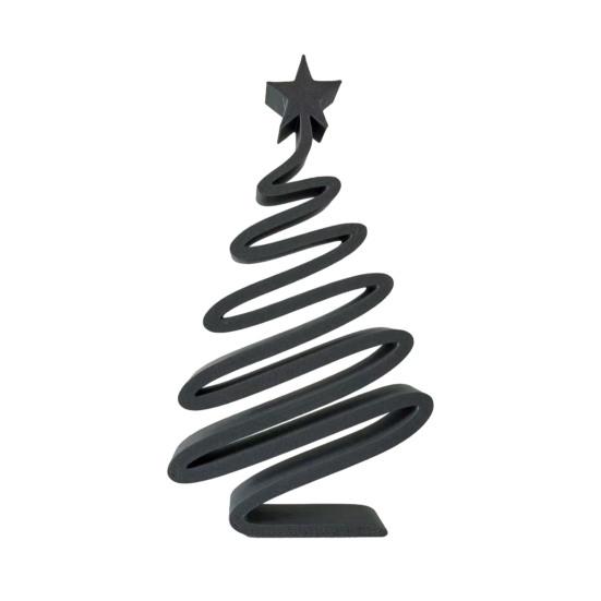 

Ёлочные украшения Yousheng, напечатанные на 3D-принтере, спиральная фигурка рождественской елки, праздничное настольное украшение для зимнего каминного столика, полки, декора для рабочего стола S