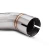 Titanium Alloy Mid-pipe for Ducati DesertX, Monster 937, and Monster 950