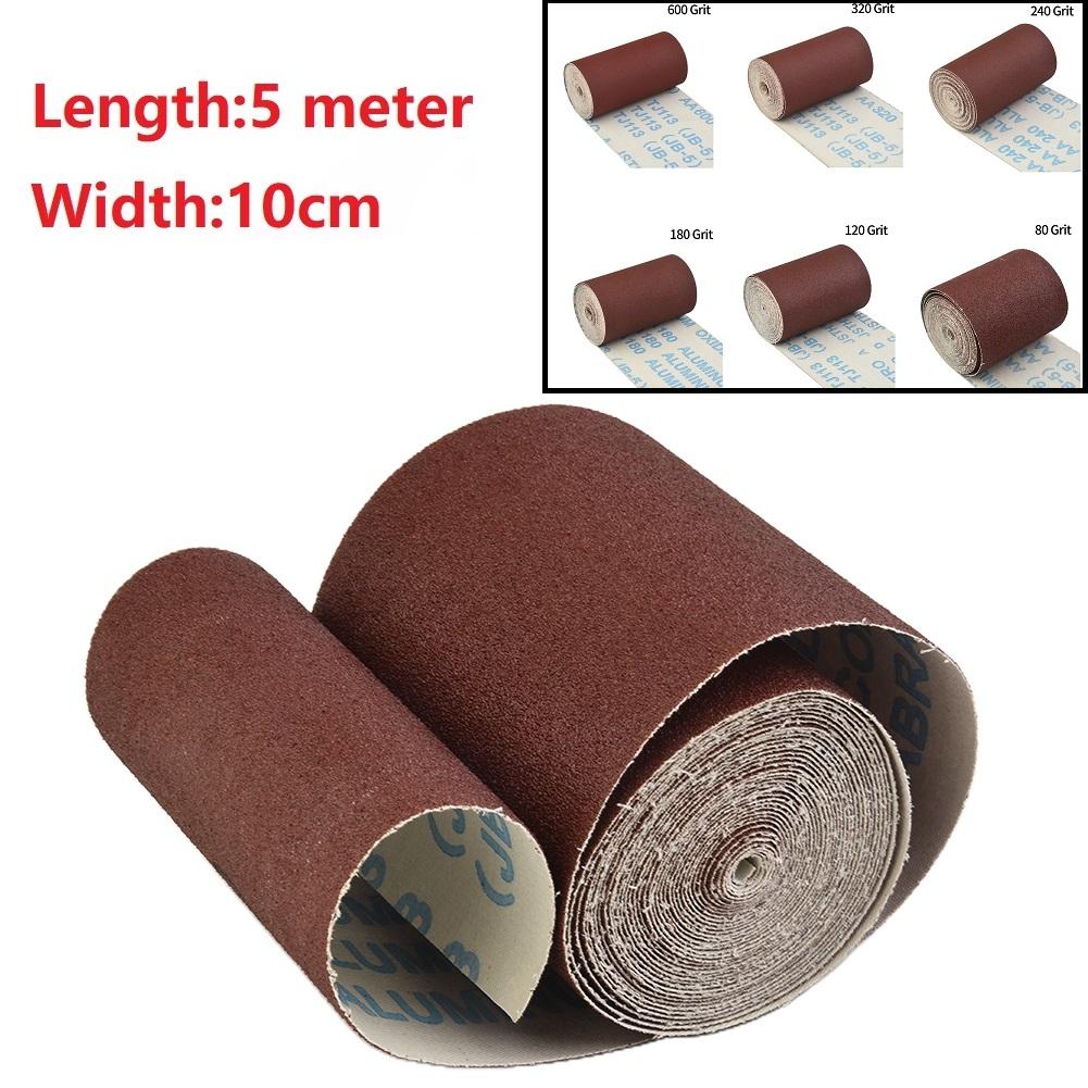 Emery Cloth Polishing Sandpaper 1 PC 5M 80-600 Grit