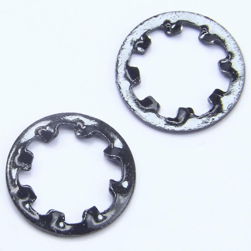304 Stainless Steel Black Serrated Lock Washer M3/M4