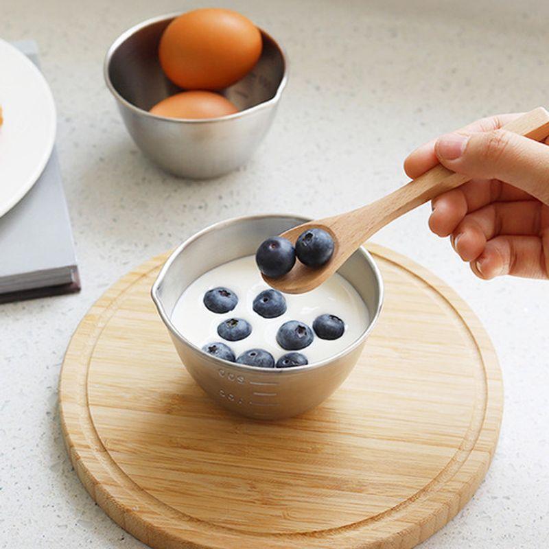 Wiedergeboren. J 304 Edelstahl Messbecher 250ml