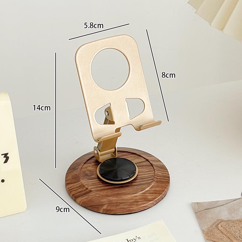 Adjustable Wood Grain Retro Phone & Tablet Holder