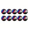 11/14MM 3D Badges Car Key Shell Stickers Remote Control Logo Decal For BMW Performance M1 M2 F32 F30 F20 E90 F30 F87 E46 E60 E87 WHAQY1 