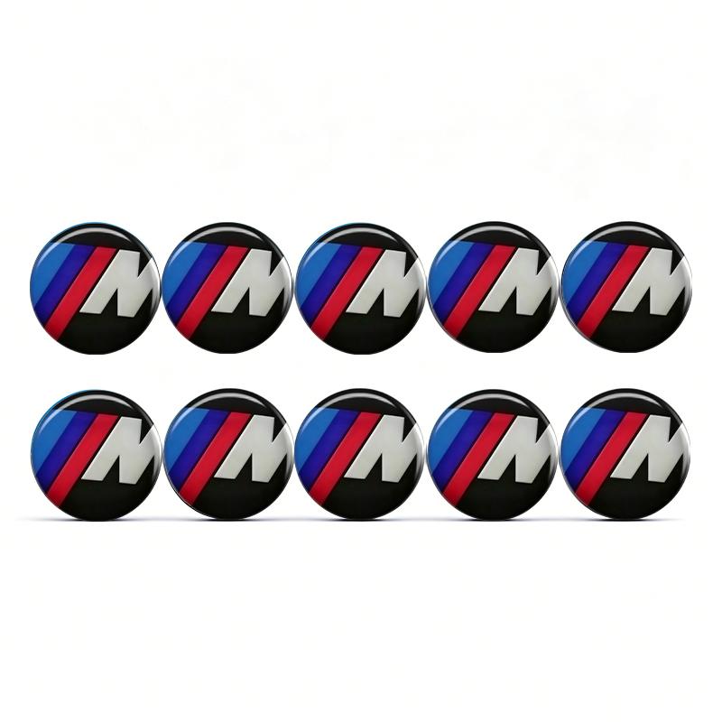 11/14MM 3D Badges Car Key Shell Stickers Remote Control Logo Decal For BMW Performance M1 M2 F32 F30 F20 E90 F30 F87 E46 E60 E87 WHAQY1 