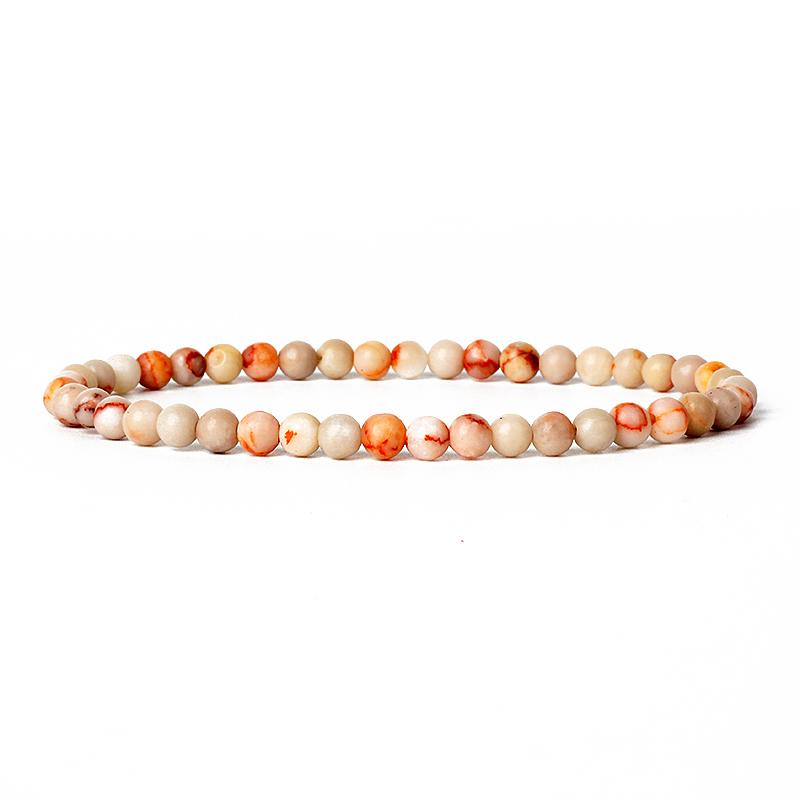 Natural Stone Bracelets Men 4mm 6mm Beads Elastic Bracelet Charm Chakra Healing Reiki Yoga Bracelets For Women Beads Jewelry New