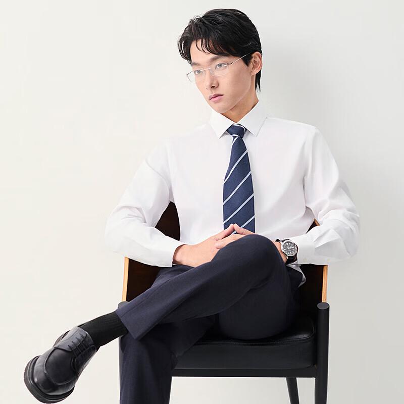 Baoxiniao Men's Non-Iron Business Long-Sleeve Shirt
