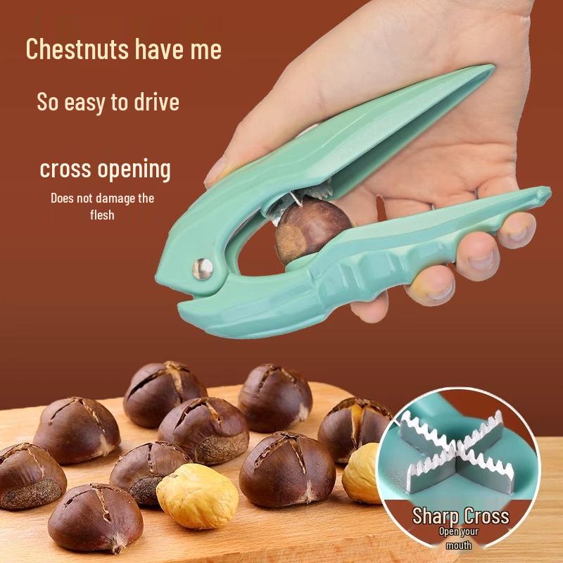 Stainless Steel Walnut & Hazelnut Cracker: Labor-Saving, Multi-Functional Thickened Pliers for Easy Nut Peeling.