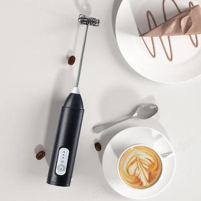 Bezdrôtový napeňovač mlieka Elektrický ručný mixér typu C Mini kávovar z nehrdzavejúcej ocele Metlička Mixér Na kávu Cappuccino Smetanu