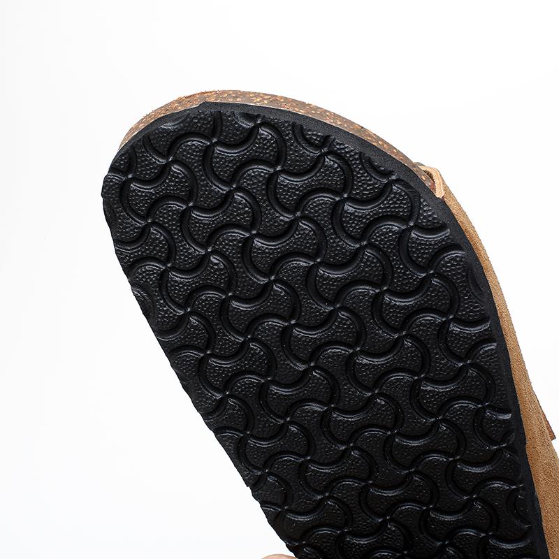 New Fashion Men's Cork Sandals Classic Cork Slippers Male Summer Beach Sandals