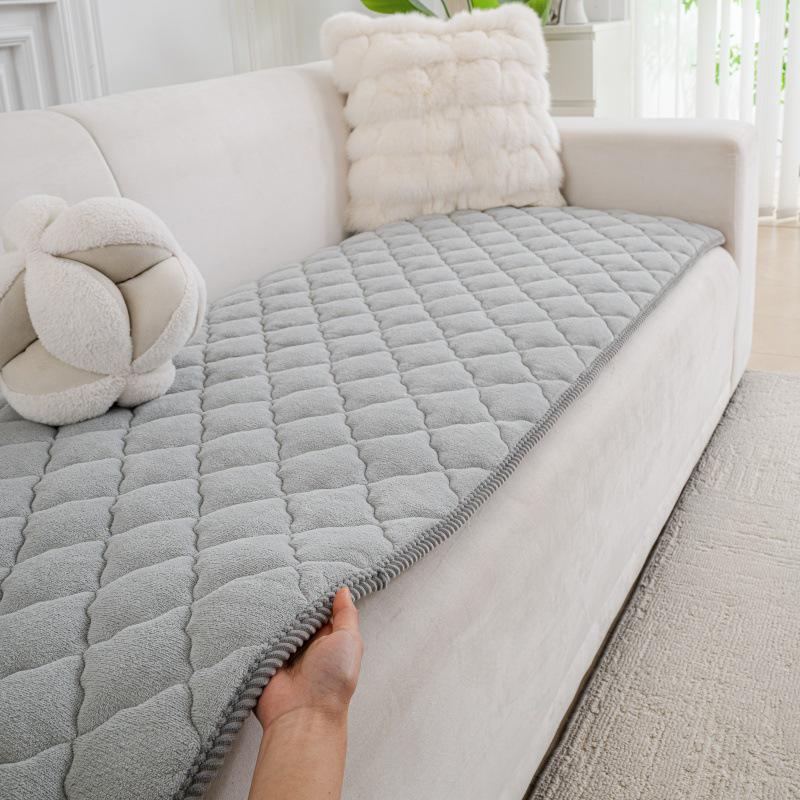 Plush Thickened Non-slip Sofa Cushion Mat for Autumn/Winter