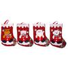 Christmas Decorations Three-dimensional Doll Linen Christmas Decorative Stockings Christmas Tree Pendant Wall Decoration