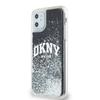 Dkny Dkhcn61Lbnaek Iphone 11 / Xr 6.1Czarny/Black Twarde Etui Płynny Brokat Duże Logo