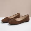 Fashion Spring and Summer Fashion New Sexy Solid Color Flat Bottom Women's Comfortable Round Toe Casual Elegant Popular Walking Shoes