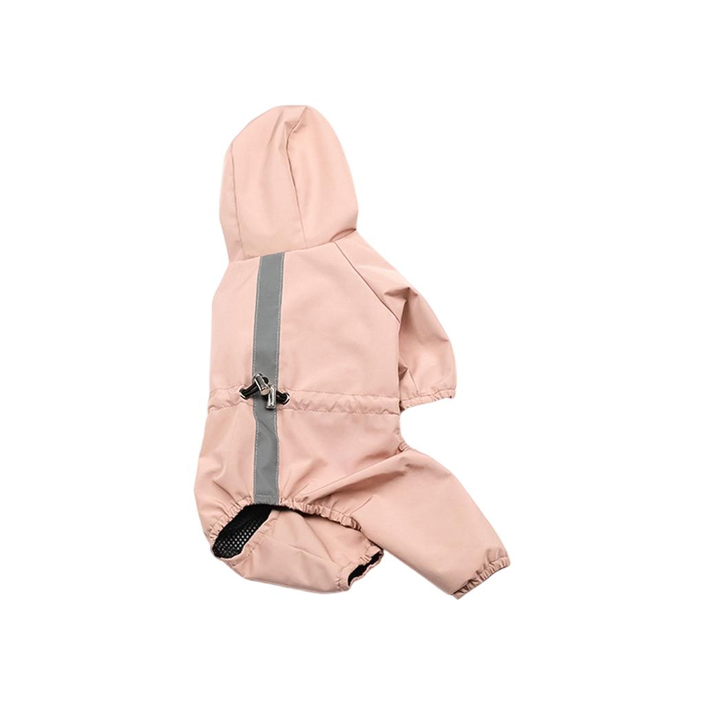 Full-Body Pet Raincoat – Hooded Four-Legged Rain Jacket With Reflective Strip For Dogs & Cats (Multiple Sizes)