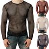 Maglietta da Uomo Estiva Casual Muscolare Pullover Maniche Corte Rete Top Blusa