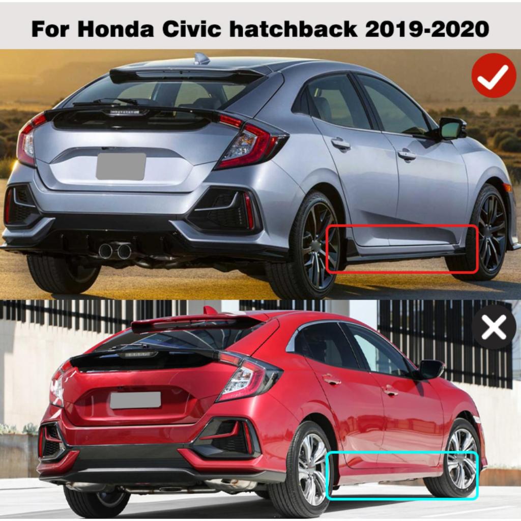 4 SZT. Błotniki Samochodowe Osłony Przeciwbłotne Błotniki Błotniki Samochodowe Kompatybilne z Honda Civic Sedan Sports 2019 2020