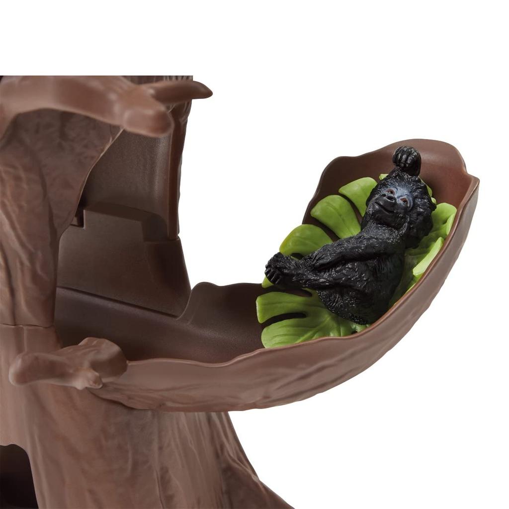 Schleich Wild Life Jungle Base Camp 42507 (Figure Playset with Rope Bridge for Imaginative Play)