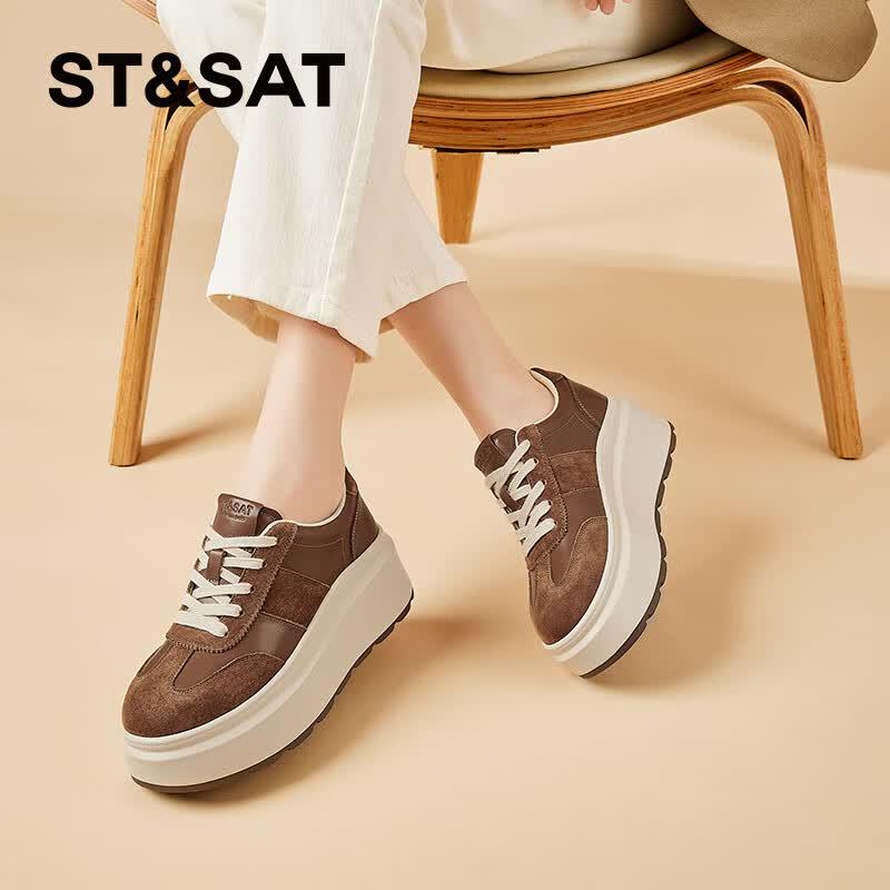 Women s Platform Retro German Trainer Casual Shoes 36