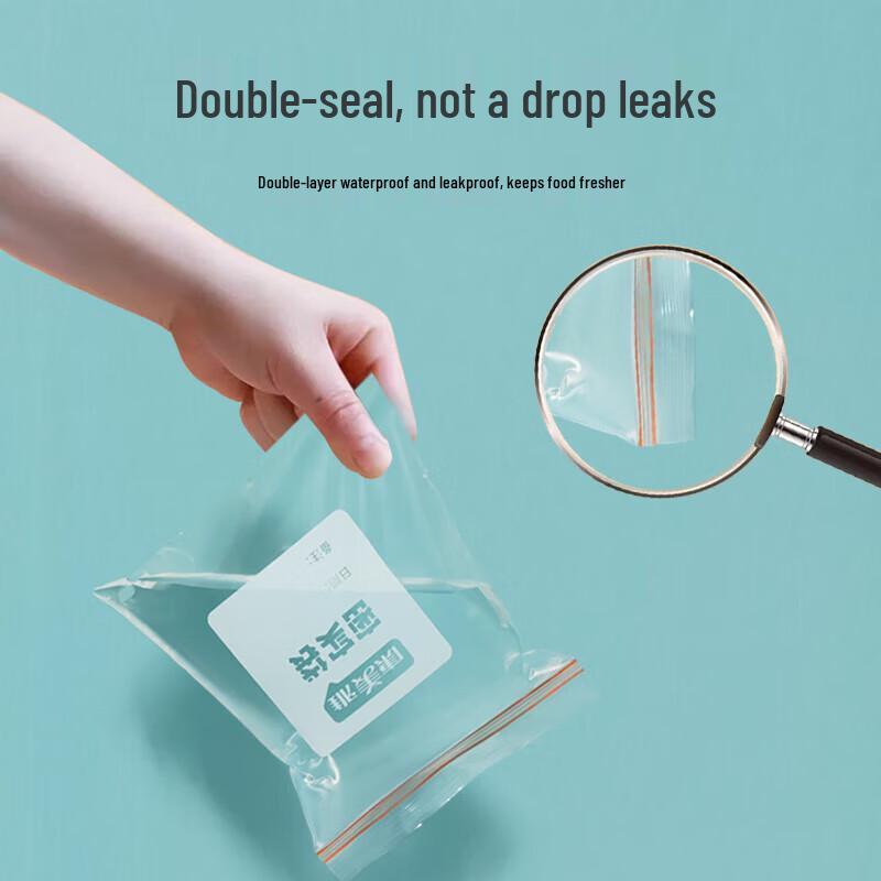 Kangmeiya Double Rib Click-Seal Stand-Up Storage Bags