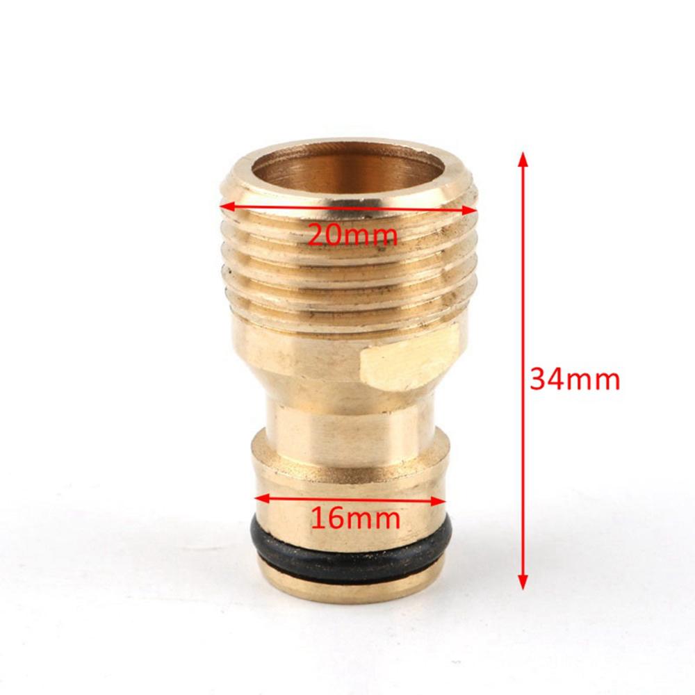 Tool Irrigation Brass Faucet Nozzle Adapter Hose Fitting Water Gun Joints Thread Quick Connector