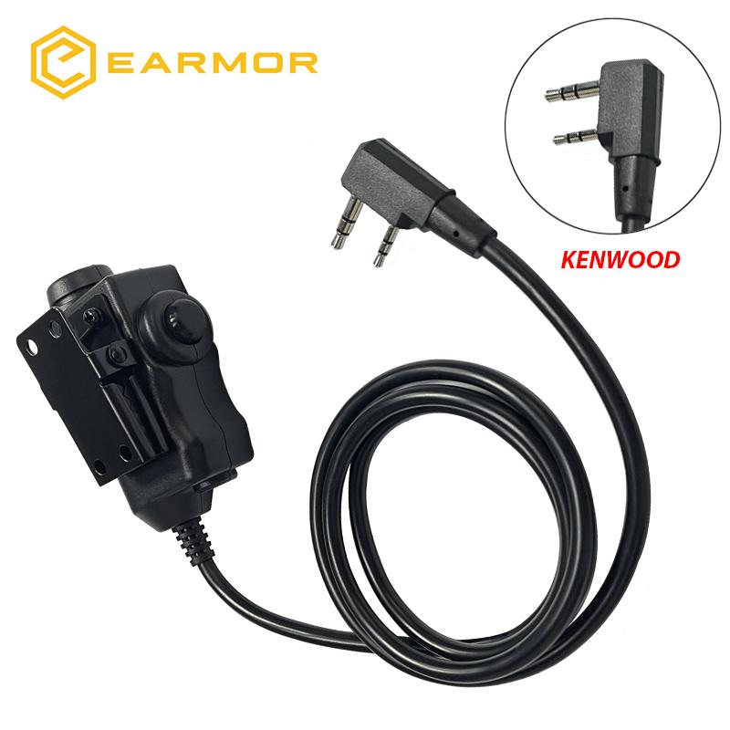EARMOR M32 MOD4 Schießen Ohrenschützer Taktische Noise Reduction Headset mit Helm ARC Schienen Adapter mit Kenwood PTT adapter Neue