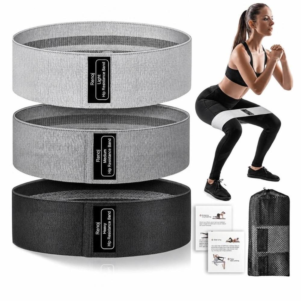 Polyester Resistance Band High Elasticity Fitness Band Durable Exercise Band Leg Shaping