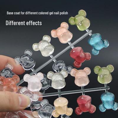 Brutal Bear 3D Nail Art Palet - Vierk Kleurdisplay Kaarten