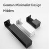 Deutscher einfacher Schiebetürgriff Tasche Holztür Eingebauter Möbelgriff Kollisionsschutz Aluminiumlegierung Hardware Türgriffe