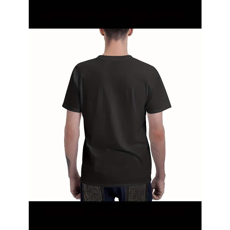 European sizes Men'S Russian Alphabet & Animals Graphic T-Shirt - Vintage Cyrillic Letters & Bears, Foxes, Sheep - Soft Breathable