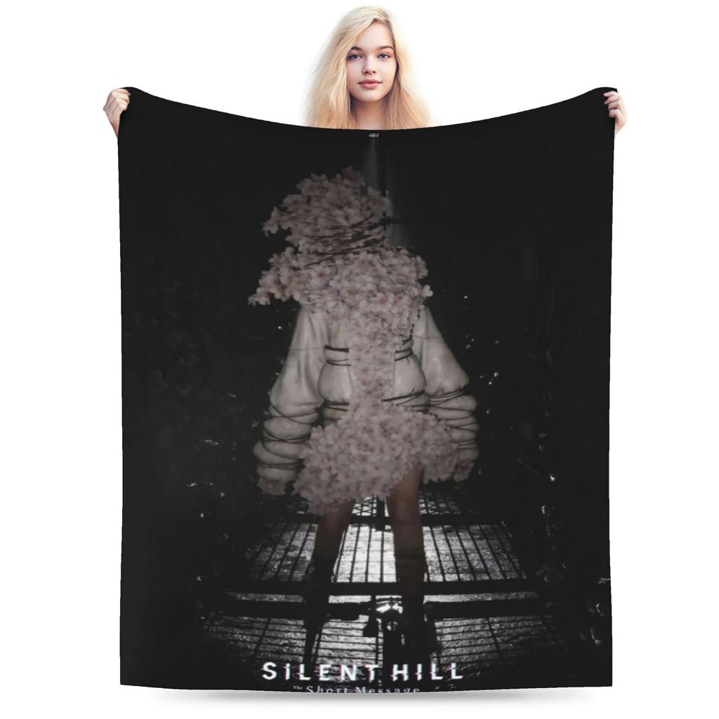 silent hill f horror game 2025 Accessories Blanket Ultra-Soft Fleece Throw Blanket Cozy Bedspread
