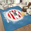 1PC Psv Sports Emblem Floor Mat for Living Room, Game Rooms, Office, Bedroom, Office Floor Mat Playful Design, Christmas fan gifts