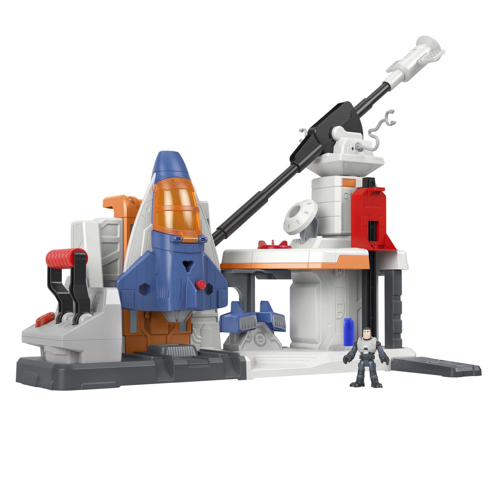 Fisher-Price Imaginext Базз Лайтер Лифт и Запуск Звездный Командный Центр [Возраст 3+] HGT25 Белый
