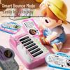 Little White Rabbit Kids' Pocket Piano - Cute Pet-Themed, Multifunctional Musical Toy for Early Childhood Learning