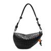 Personalized Woven Bag 2025 New Korean Version of Fashion Niche Shoulder Bag Women's Versatile Sports Messenger Dumpling Bag