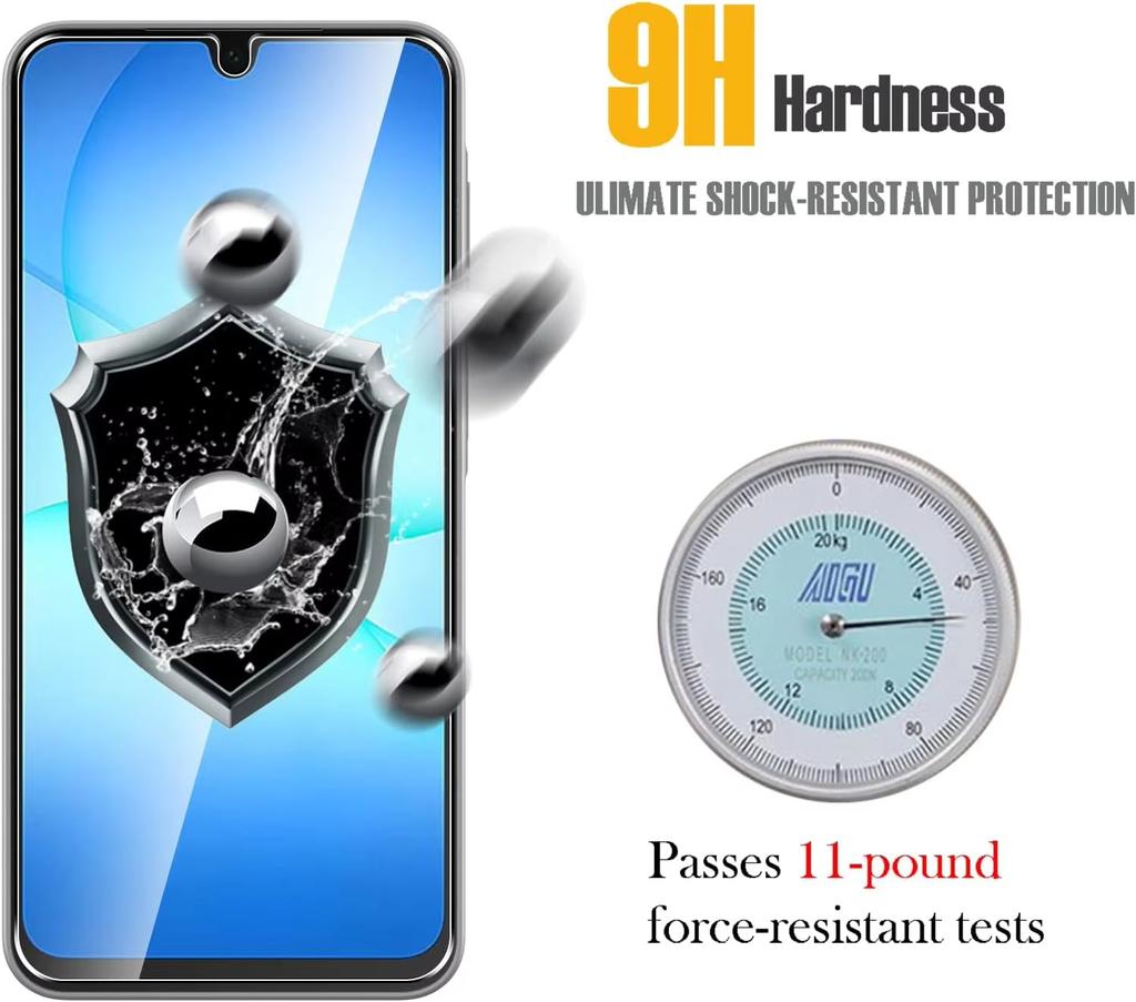 3pcs For Galaxy A07 Full Cover Tempered Glass For Samsung Galaxy A07 4G A07 5G Screen Protector Glass Film