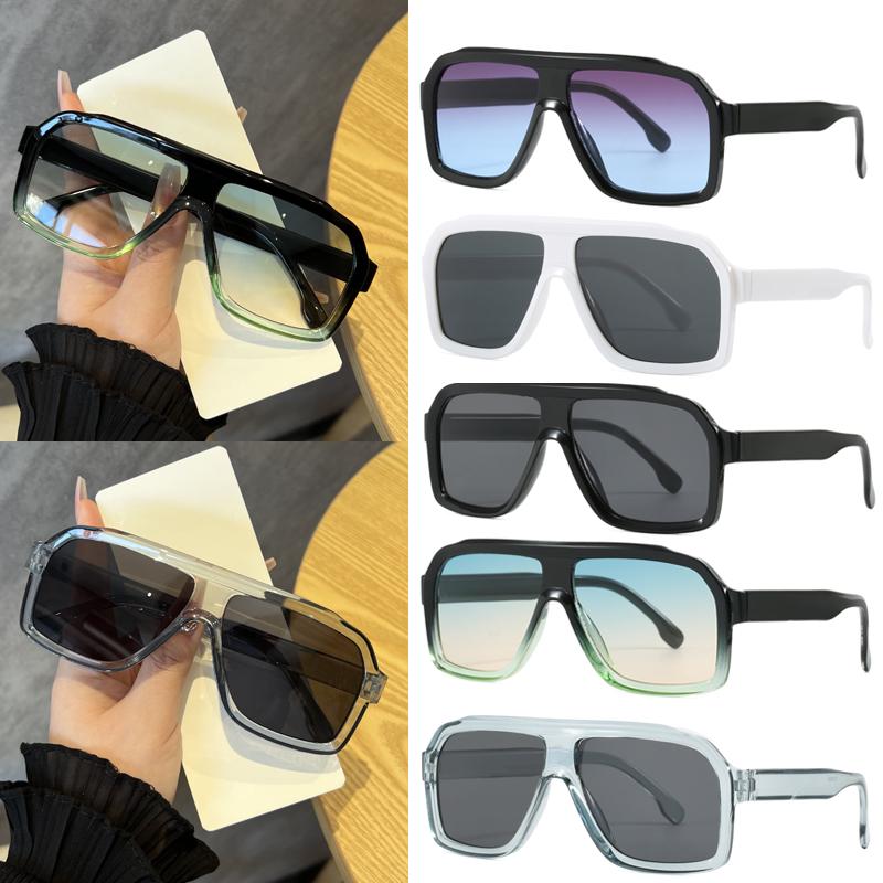 5pcs Vintage Polygon Sunglasses Women Fashion Square Eyewear Unisex Outdoor Sport Driving Sun Glasses