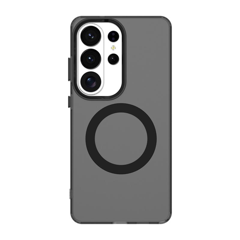 Wireless Charging Case For Samsung Galaxy S26 Ultra Case Magnetic Luxury Frosted Silicone Cover S26 Plus Ultra Cover Protector