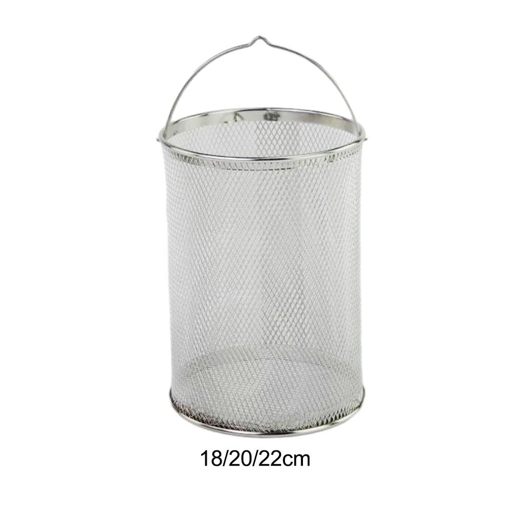 Stainless Steel Fry Basket Stainless Steel Colander for Dumplings Frying