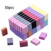 50PCS Mini Sponge Nail File Buffing Sanding Files Block Nail Polisher Manicure Tool Pedicure Sanding Sponge Nail Art Tools