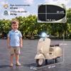 Licensed Vespa Electric Motorcycle for Children, 5 km/h, Ages 3+, White