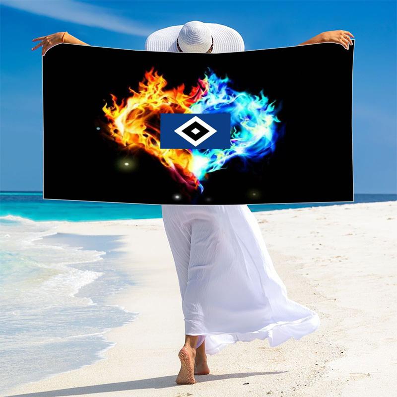 Hsv Bilder Print Beach Towel, Large Soft Quick Dry Towel for Beach Camping Swimming