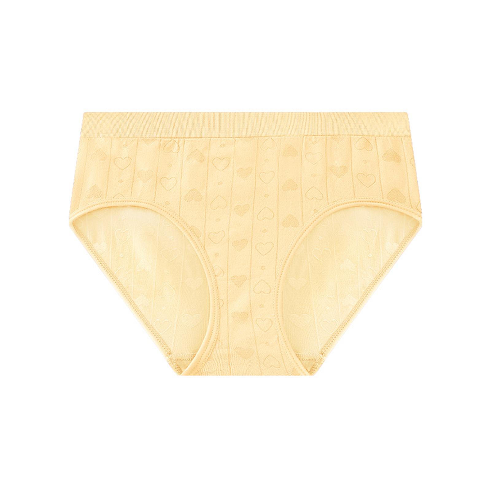 

Женское сексуальное дышащее спортивное бесшовное нижнее белье со средней посадкой XL жёлтый