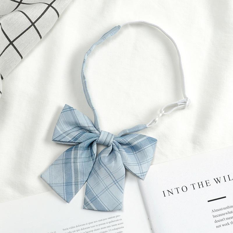 Unisex Preppy Karomuster Japanische Schuluniform Fliege